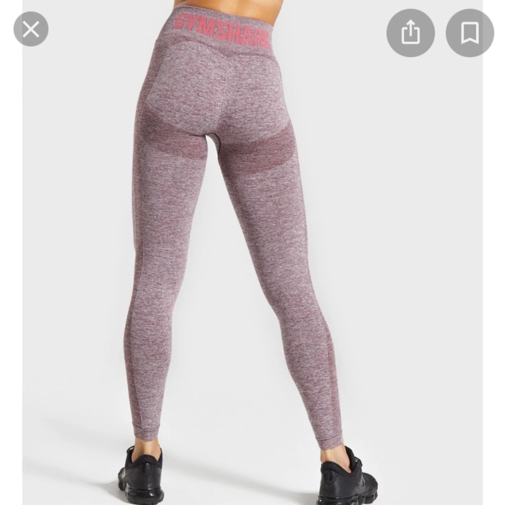 Gymshark Flex High Waisted Leggings - Berry/Rose